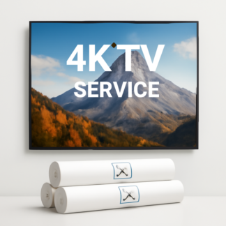 Custom 4K TV-Service Posters