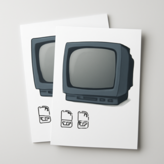 Custom CRT TVs-Service Posters