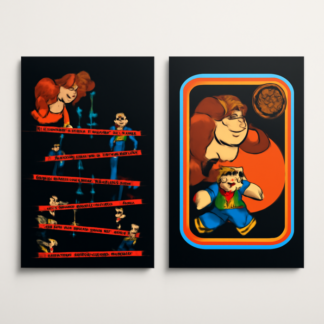 Custom Donkey Kong-Arcade Posters