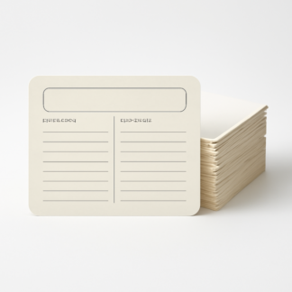 Custom Food & Beverage-Recipe Cards