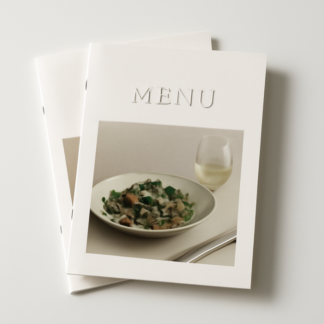 Custom Food & Beverage-Restaurant Menus