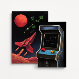 Custom Galaga: Return of Mars Part X-Arcade Posters