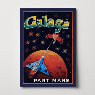 Custom Galaga: Return of Mars Part XIX-Arcade Posters