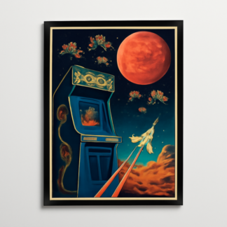 Custom Galaga: Return of Mars Part XVII-Arcade Posters