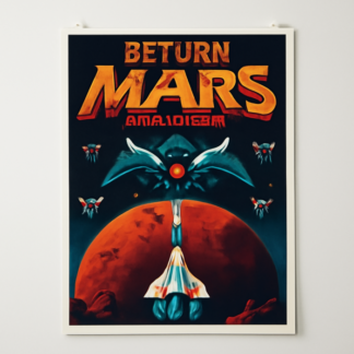 Custom Galaga: Return of Mars Part XVIII-Arcade Posters