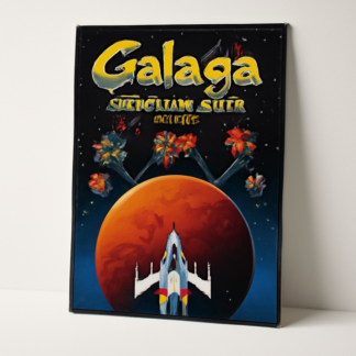Custom Galaga: Return of Mars Part XXIX-Arcade Posters