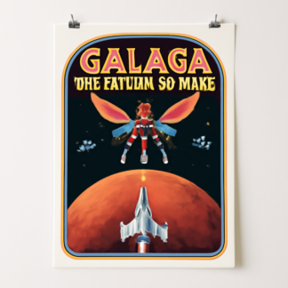 Custom Galaga: The Return of Mars-Arcade Posters