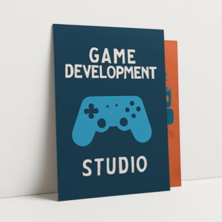 Custom Game Dev-Studio Posters