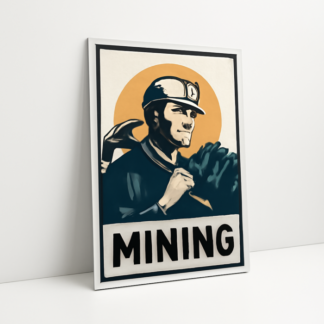 Custom Mining-Mining Posters