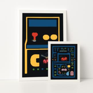 Custom Pac-Man-Arcade Posters