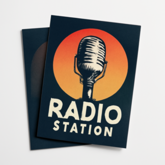 Custom Radio-Station Posters