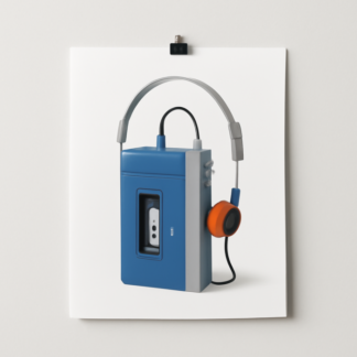 Custom Sony Walkman-Device Posters