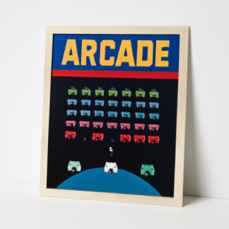 Custom Space Invaders-Arcade Posters